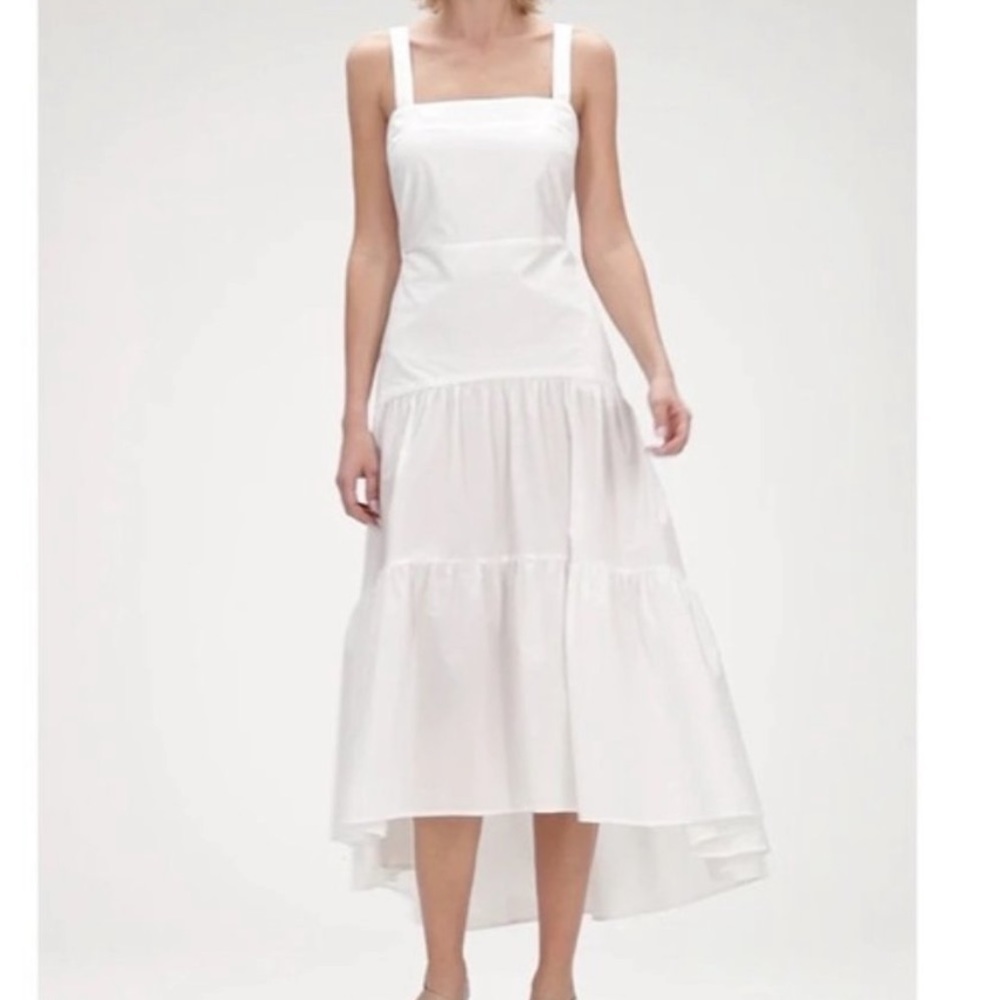 Banana Republic Tiered High-Low Maxi Dress